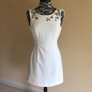 H&M White Sleeveless Dress